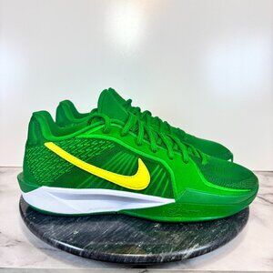Nike Sabrina 2 Oregon Basketball Shoes Green Yellow Women's Size 9.5 HQ4344-300